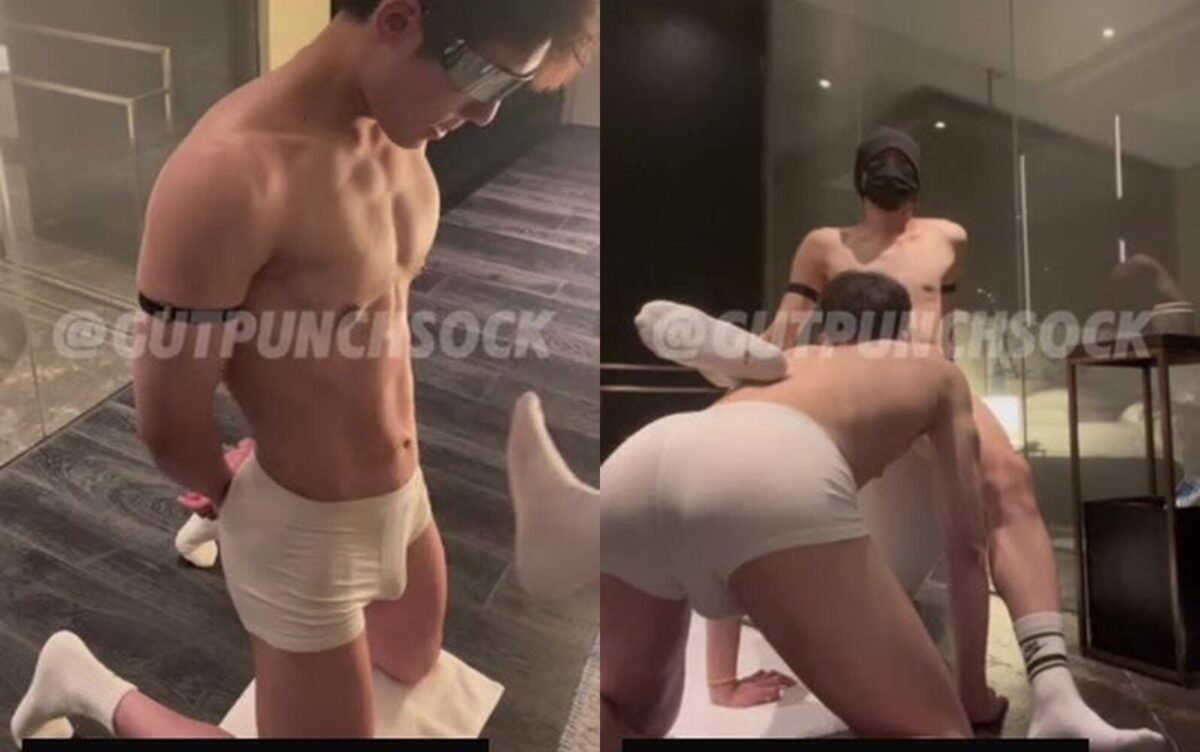 [OF] GUTPUNCHSOCK 一米八高富帅跪服脚下
