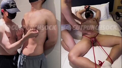 GUTPUNCHSOCK-Abdominal abuse and semen extraction, the muscular man was trained by me