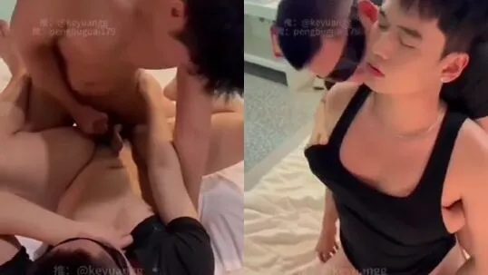 Keyuangg-3 people showed their faces and were fucked in the