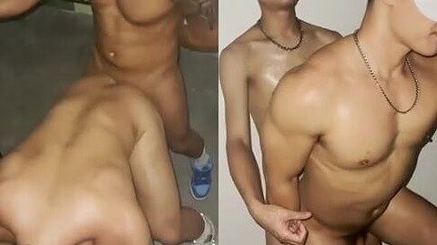Zimo 202309 Corridor 3P gangbang creampie muscle sex slave